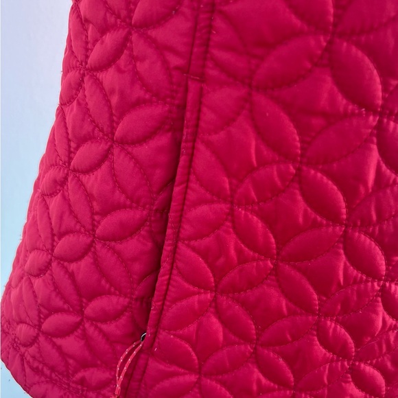 Eddie Bauer Women's Quilted Red Vest Size Small - Picture 5 of 10